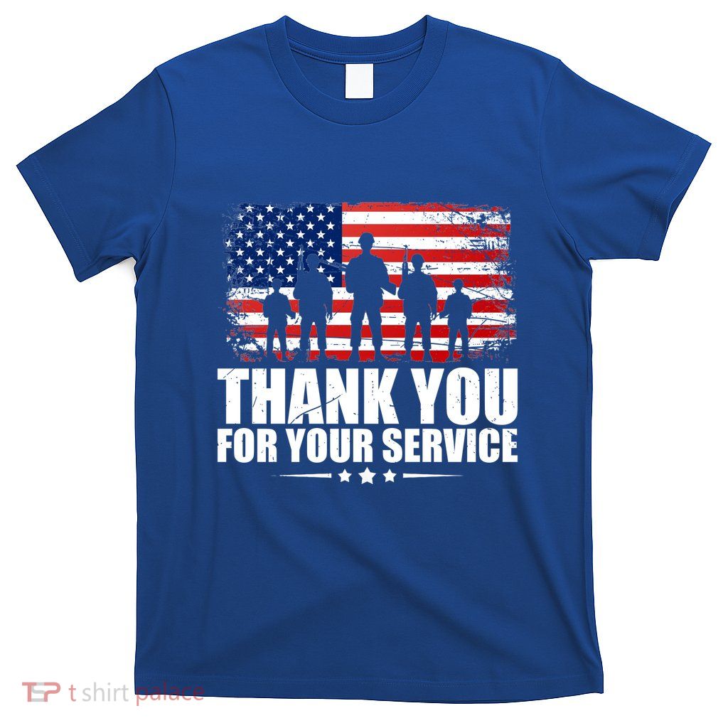 Thank You For Your Service Veteran Day Gift T-Shirt
