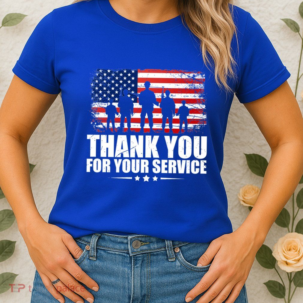 Thank You For Your Service Veteran Day Gift Women's T-Shirt