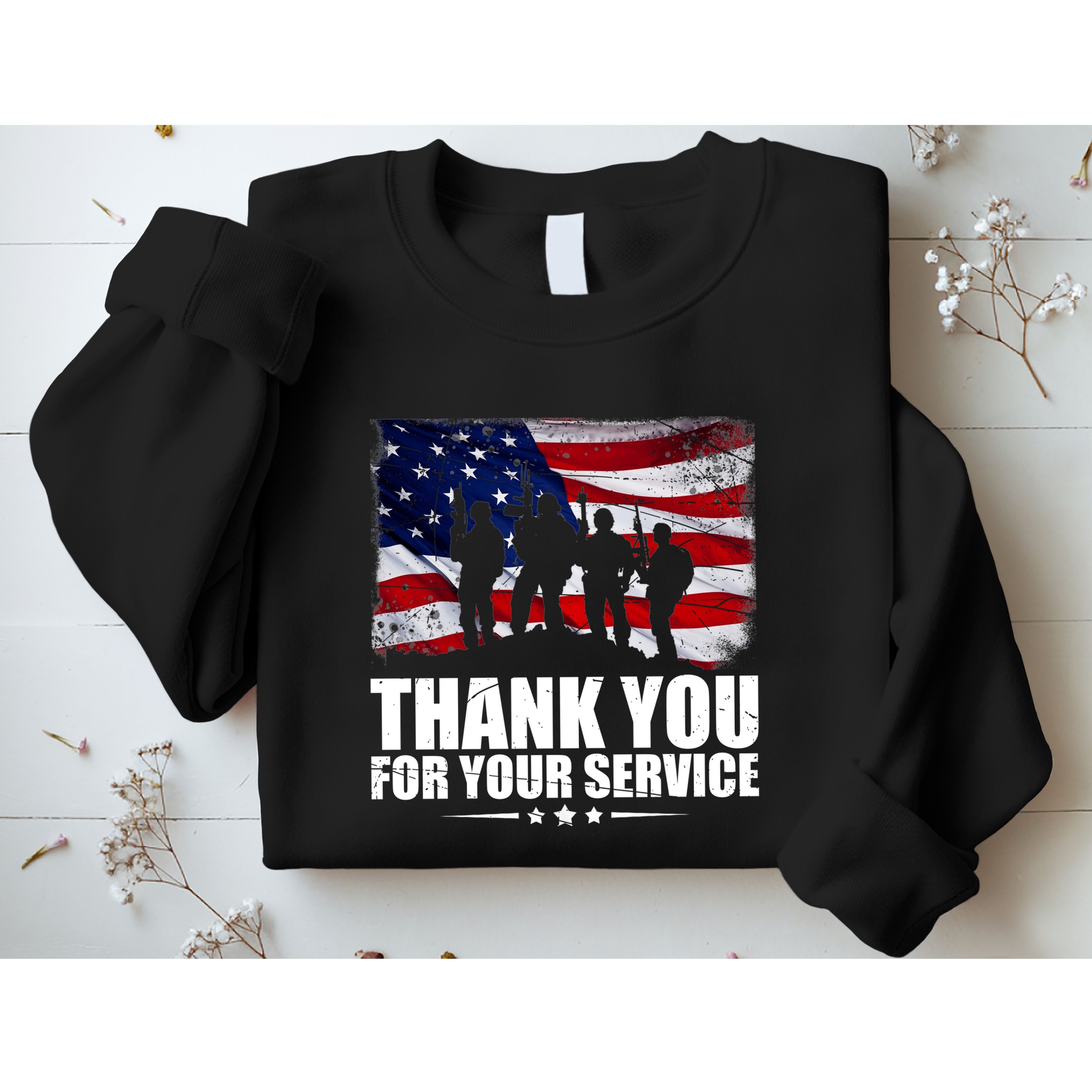 Thank You For Your Service Veteran Day Gift Sweatshirt