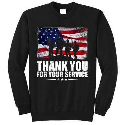 Thank You For Your Service Veteran Day Gift Sweatshirt