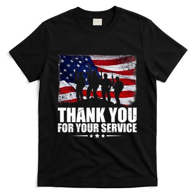 Thank You For Your Service Veteran Day Gift T-Shirt
