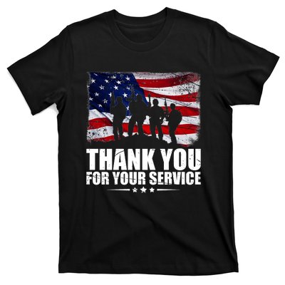 Thank You For Your Service Veteran Day Gift T-Shirt