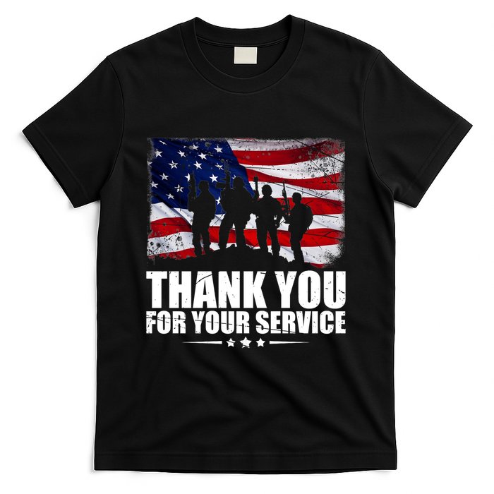 Thank You For Your Service Veteran Day Gift T-Shirt