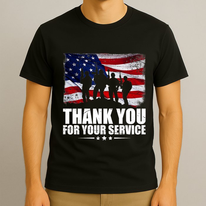 Thank You For Your Service Veteran Day Gift T-Shirt