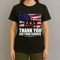 Thank You For Your Service Veteran Day Gift T-Shirt