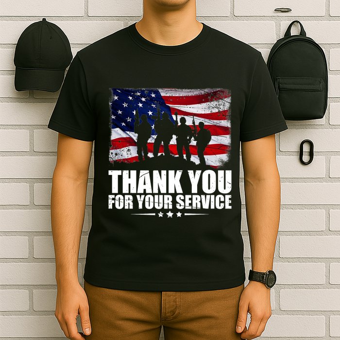 Thank You For Your Service Veteran Day Gift T-Shirt