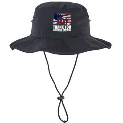 Thank You For Your Service Veteran Day Gift Bucket Hat