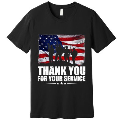 Thank You For Your Service Veteran Day Gift Premium T-Shirt