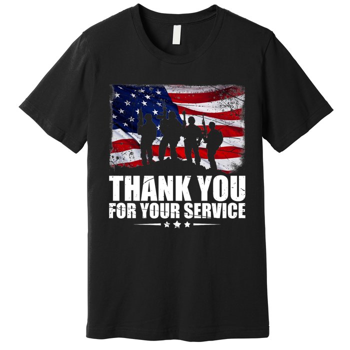 Thank You For Your Service Veteran Day Gift Premium T-Shirt