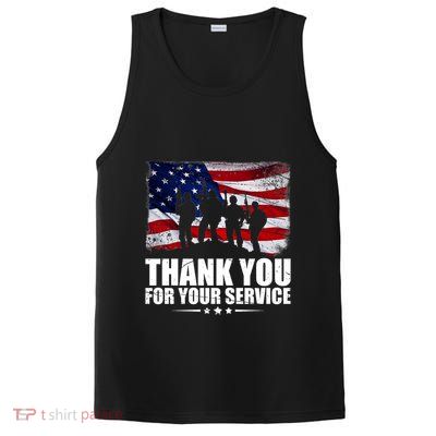 Thank You For Your Service Veteran Day Gift PosiCharge Competitor Tank