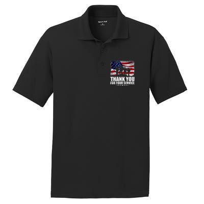 Thank You For Your Service Veteran Day Gift PosiCharge RacerMesh Polo