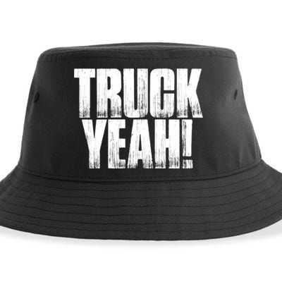 Truck Yeah! Funny Sarcastic Trucking S Novelty Gift Sustainable Bucket Hat