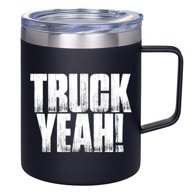 Truck Yeah! Funny Sarcastic Trucking S Novelty Gift 12oz Stainless Steel Coffee Mug