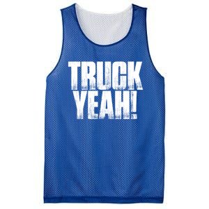 Truck Yeah! Funny Sarcastic Trucking S Novelty Gift Mesh Reversible Basketball Jersey Tank