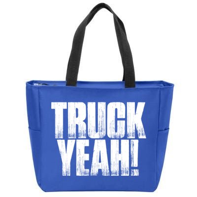 Truck Yeah! Funny Sarcastic Trucking S Novelty Gift Zip Tote Bag
