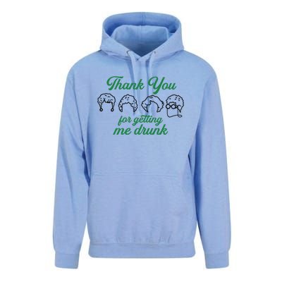 Thank You For Getting Me Drunk Funny Saint Patrick's Day Gift Idea For Lover Unisex Surf Hoodie