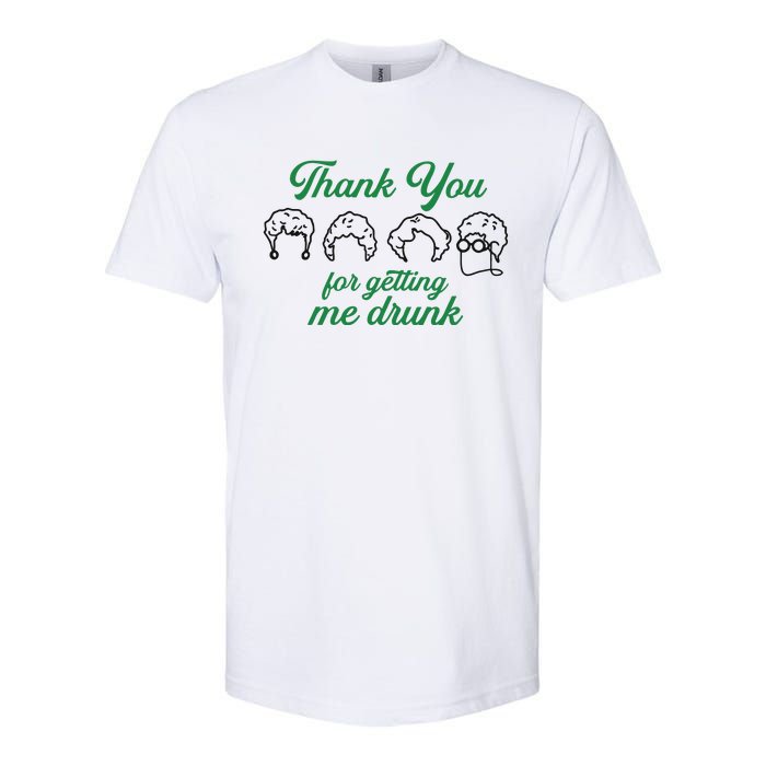 Thank You For Getting Me Drunk Funny Saint Patrick's Day Gift Idea For Lover Softstyle CVC T-Shirt