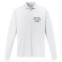 Thank You For Getting Me Drunk Funny Saint Patrick's Day Gift Idea For Lover Performance Long Sleeve Polo