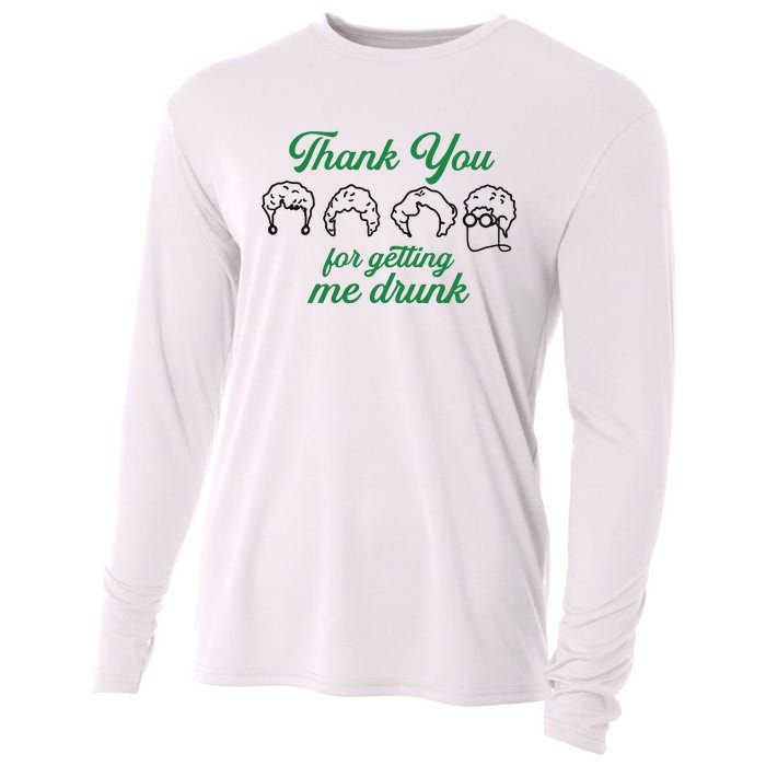 Thank You For Getting Me Drunk Funny Saint Patrick's Day Gift Idea For Lover Cooling Performance Long Sleeve Crew