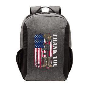 Thank You For Your Service Memorial Day USA American Flag Vector Backpack