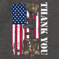Thank You For Your Service Memorial Day USA American Flag Vector Backpack