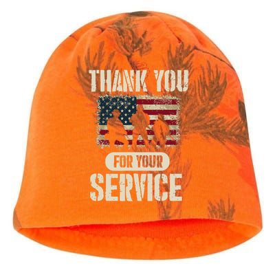 Thank You For Your Service Shirt, Patriotic Veterans Day Kati - Camo Knit Beanie