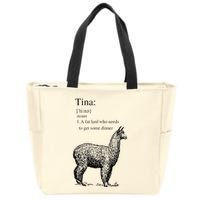 Tina You Fat Lard Come Get Some Dinner Funny Zip Tote Bag