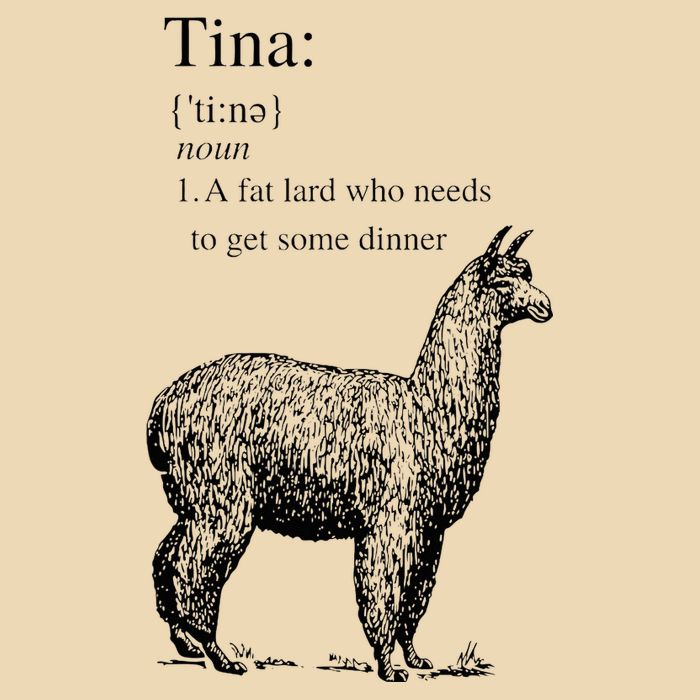 Tina You Fat Lard Come Get Some Dinner Funny Zip Tote Bag