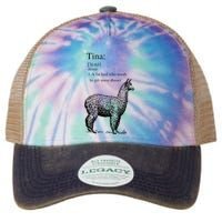 Tina You Fat Lard Come Get Some Dinner Funny Legacy Tie Dye Trucker Hat