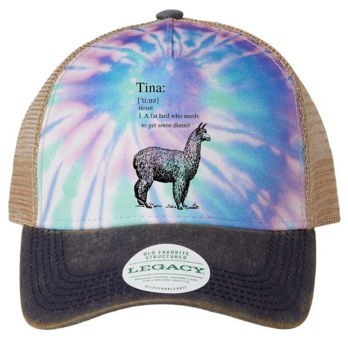 Tina You Fat Lard Come Get Some Dinner Funny Legacy Tie Dye Trucker Hat