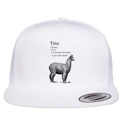 Tina You Fat Lard Come Get Some Dinner Funny Flatbill Hat