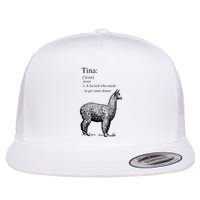 Tina You Fat Lard Come Get Some Dinner Funny Flat Bill Trucker Hat