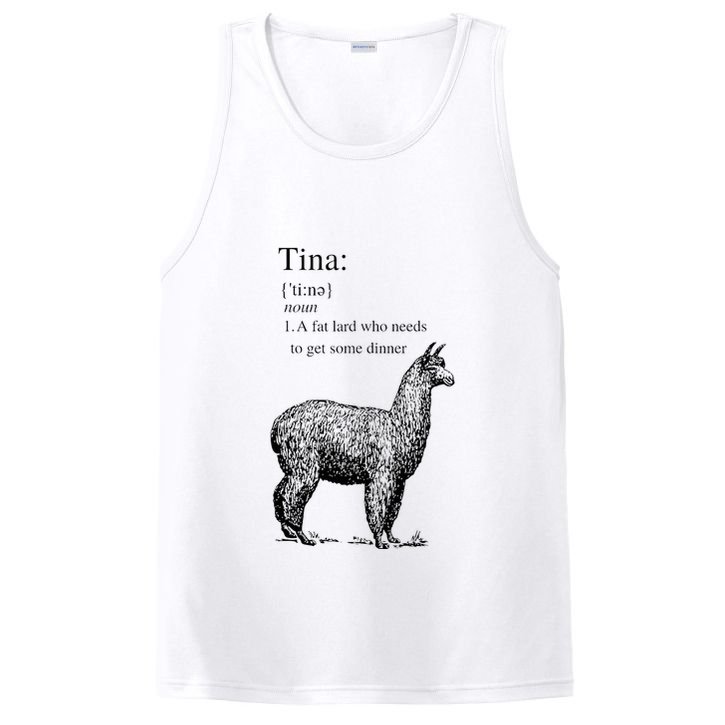 Tina You Fat Lard Come Get Some Dinner Funny PosiCharge Competitor Tank