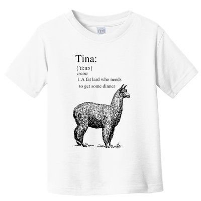 Tina You Fat Lard Come Get Some Dinner Funny Toddler T-Shirt