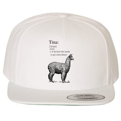Tina You Fat Lard Come Get Some Dinner Funny Wool Snapback Cap