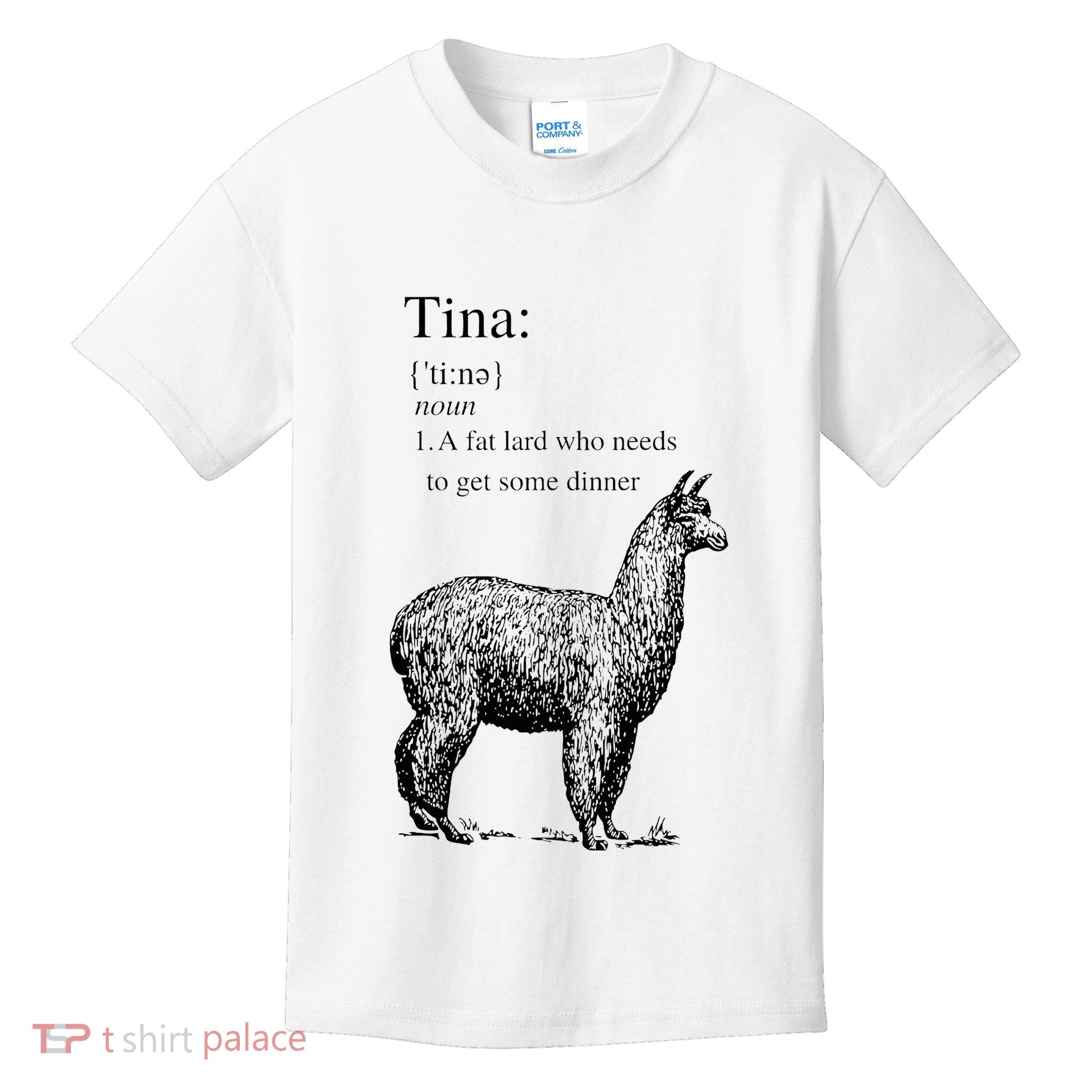 Tina You Fat Lard Come Get Some Dinner Funny Kids T-Shirt