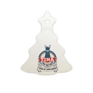 Tina You Fat Lard Come Get Some Dinner Ceramic Tree Ornament