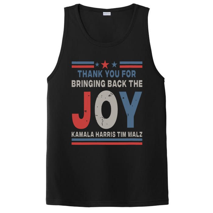 Thank You For Bringing Back The Joy Kamala Harris Tim Walz PosiCharge Competitor Tank