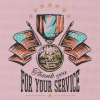 Thank You For Your Service Veteran 25L Jumbo Tote