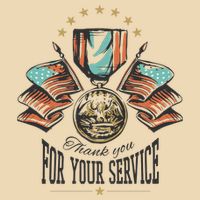Thank You For Your Service Veteran Zip Tote Bag
