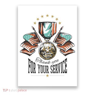 Thank You For Your Service Veteran Poster