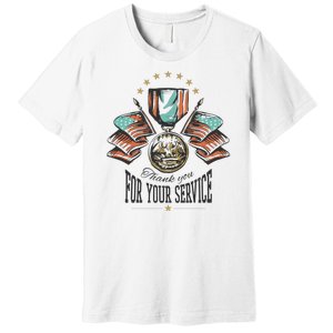 Thank You For Your Service Veteran Premium T-Shirt