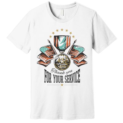 Thank You For Your Service Veteran Premium T-Shirt