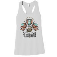 Thank You For Your Service Veteran Women's Racerback Tank