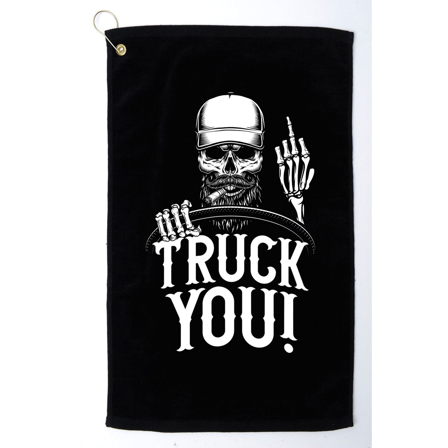 Truck You! Funny Truck Driver Great Gift Golf Towel
