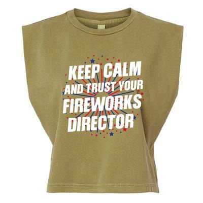 Trust Your Fireworks Director Firework Director Gift Garment-Dyed Women's Muscle Tee