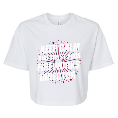 Trust Your Fireworks Director Firework Director Gift Bella+Canvas Jersey Crop Tee