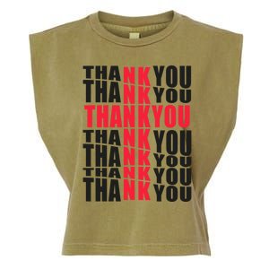 Thank You God Thank Jesus Proud Christian Always Grateful Gift Garment-Dyed Women's Muscle Tee