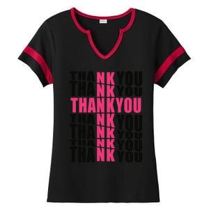 Thank You God Thank Jesus Proud Christian Always Grateful Meaningful Gift Ladies Halftime Notch Neck Tee