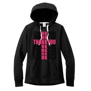 Thank You God Thank Jesus Proud Christian Always Grateful Meaningful Gift Women's Fleece Hoodie